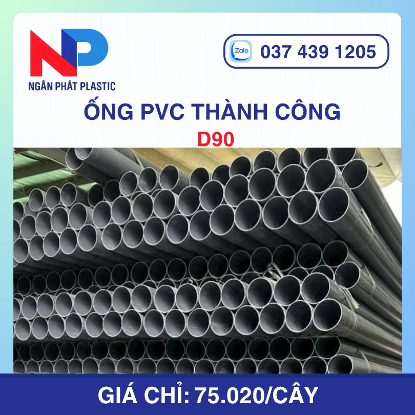 Ống uPVC D90 Thành Công